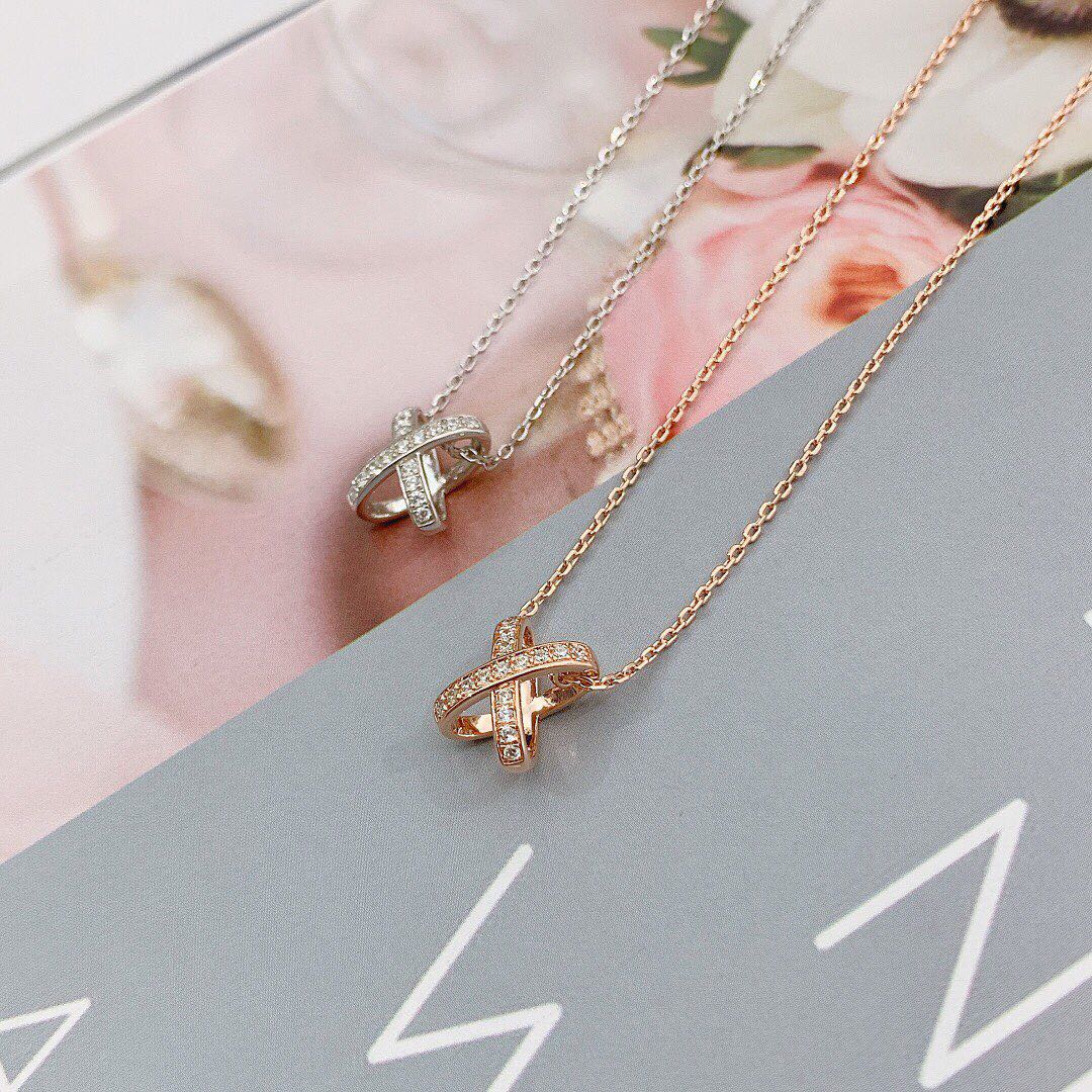 [Olivia JW]JEUX DE DIAMOND NECKLACE