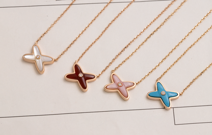 [Olivia JW]JEUX DE NECKLACE 1 DIAMOND