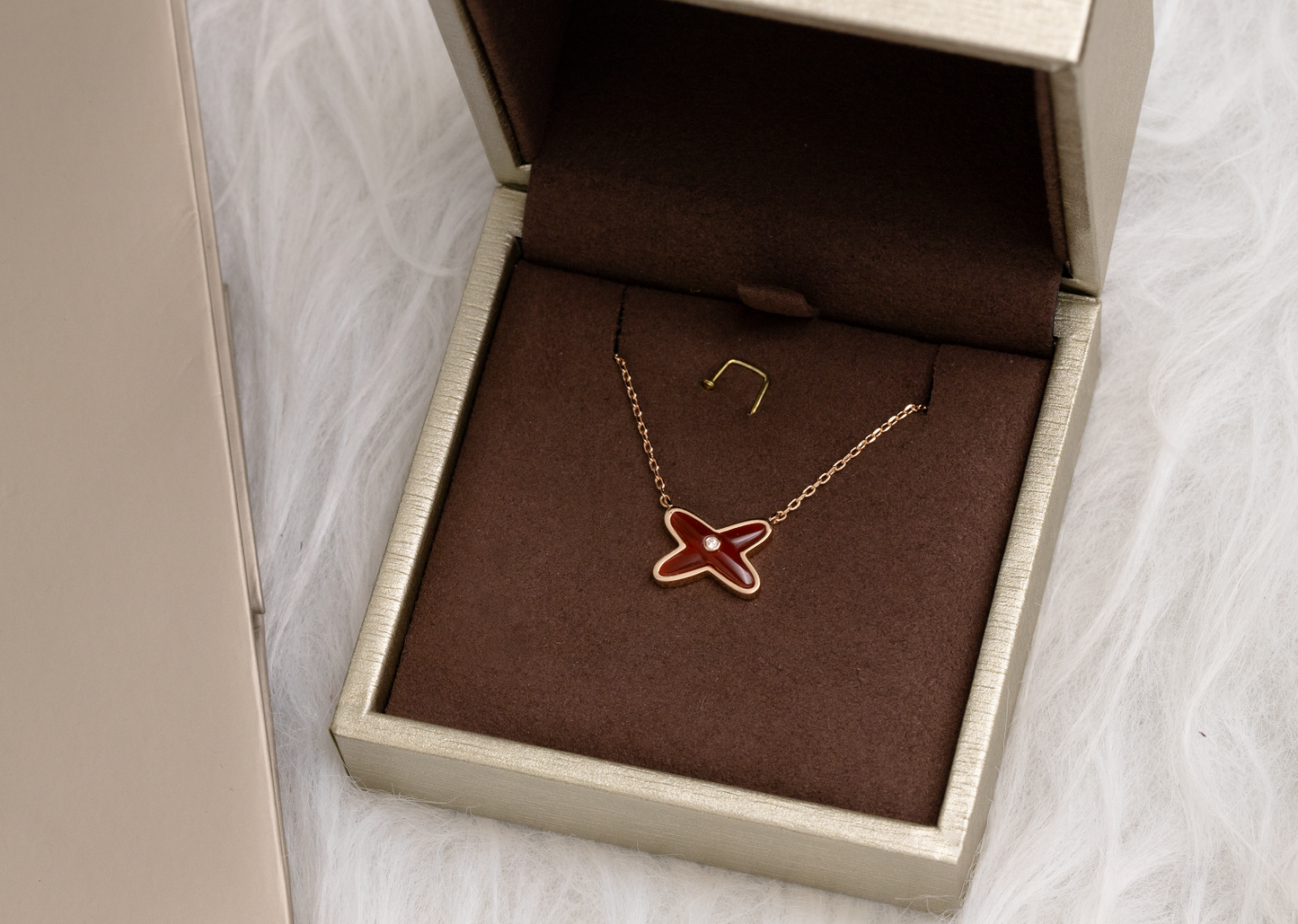 [Olivia JW]JEUX DE NECKLACE 1 DIAMOND