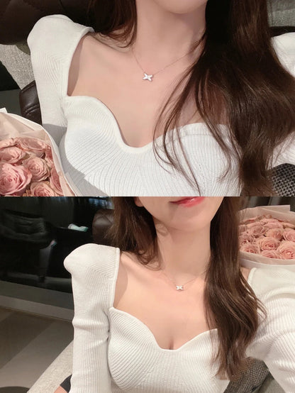 [Olivia JW]JEUX DE NECKLACE 1 DIAMOND