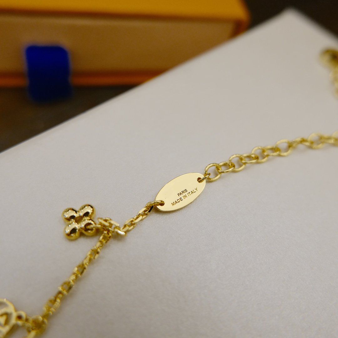 [Olivia JW]BLOOMING SUPPLE NECKLACE BRASS