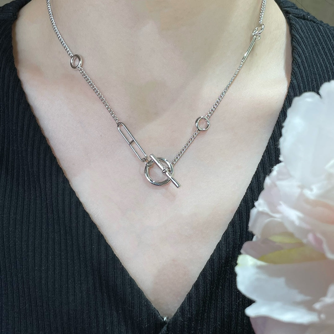 [Olivia JW]HM STERLING CHAINE D'ANCRE HEART