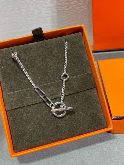 [Olivia JW]HM STERLING CHAINE D'ANCRE HEART