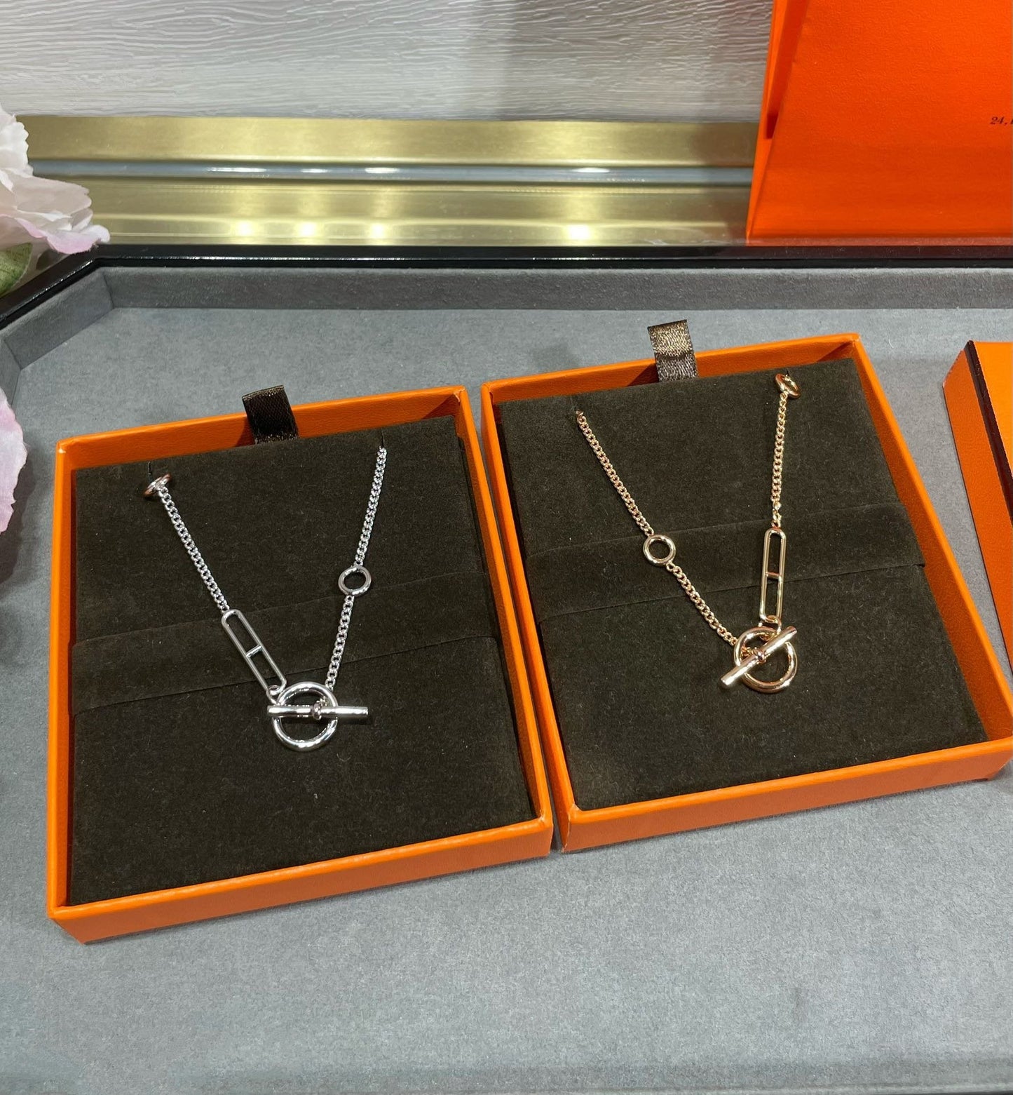[Olivia JW]HM STERLING CHAINE D'ANCRE HEART