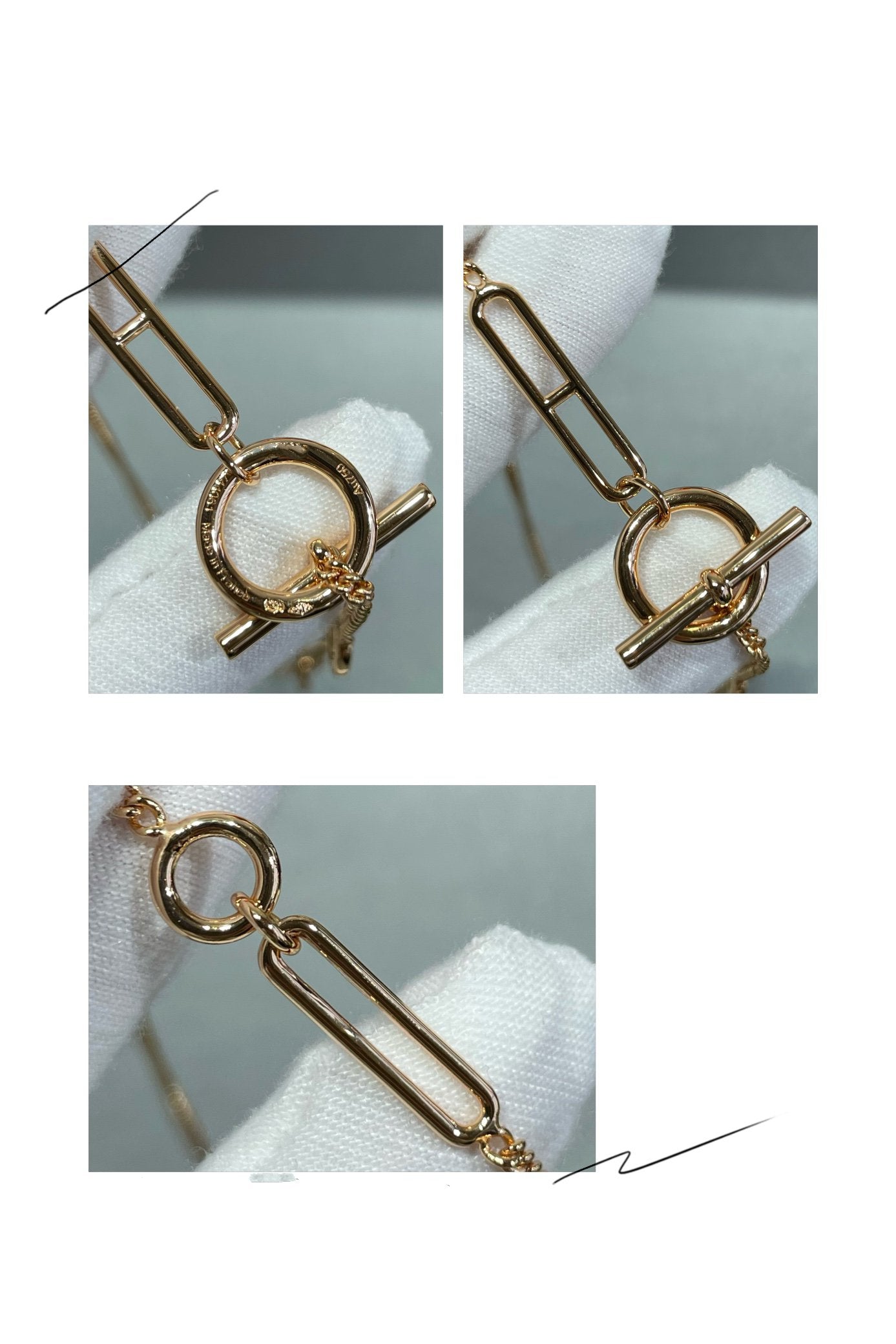[Olivia JW]HM STERLING CHAINE D'ANCRE HEART