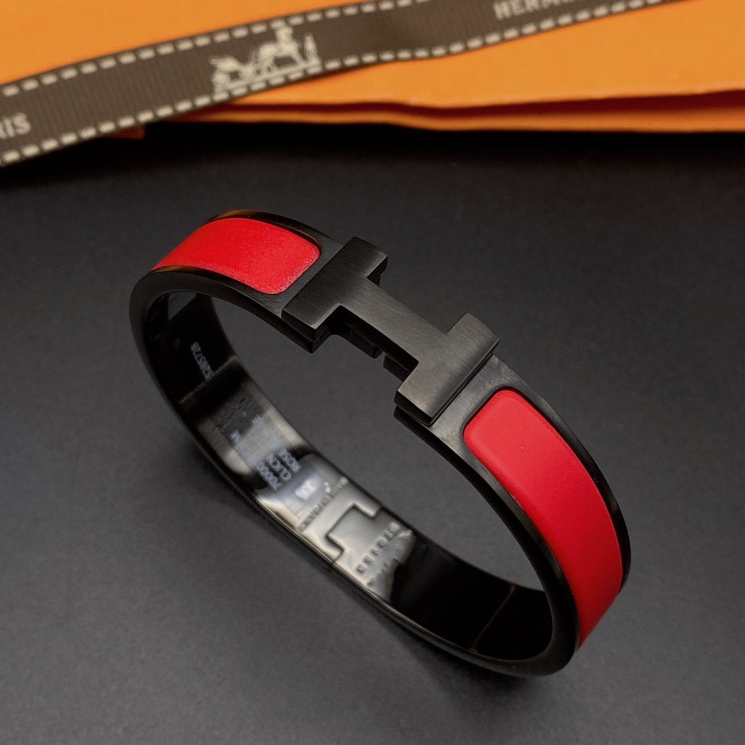 [Olivia JW]CLIC HM SO BLACK RED BRACELET