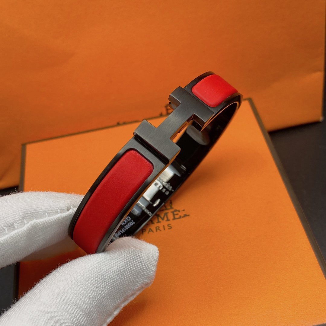 [Olivia JW]CLIC HM SO BLACK RED BRACELET
