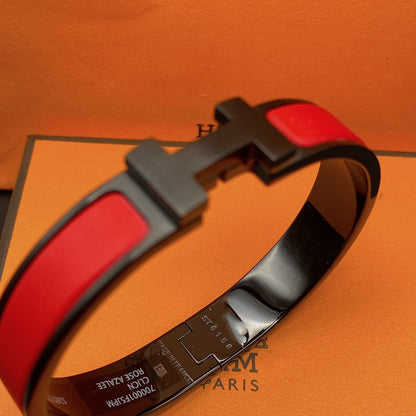 [Olivia JW]CLIC HM SO BLACK RED BRACELET