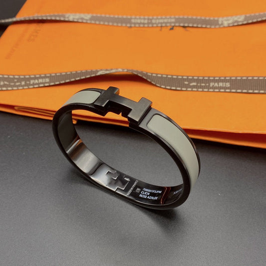 [Olivia JW]CLIC HM SO BLACK GREY BRACELET