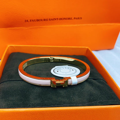[Olivia JW]CLASSIC HM CLIC  PINK 8MM ENAMEL BRACELET