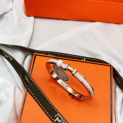 [Olivia JW]CLASSIC HM CLIC  PINK 8MM ENAMEL BRACELET