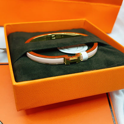 [Olivia JW]CLASSIC HM CLIC  PINK 8MM ENAMEL BRACELET