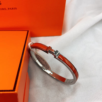 [Olivia JW]CLASSIC HM CLIC RED 8MM ENAMEL BRACELET