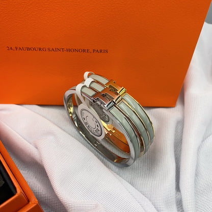 [Olivia JW]CLASSIC HM CLIC GREEN 8MM ENAMEL BRACELET