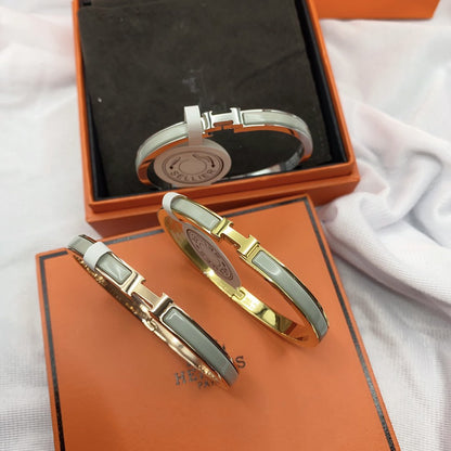 [Olivia JW]CLASSIC HM CLIC GREEN 8MM ENAMEL BRACELET