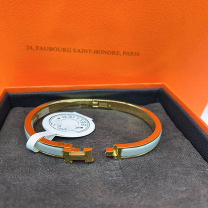 [Olivia JW]CLASSIC HM CLIC GREEN 8MM ENAMEL BRACELET