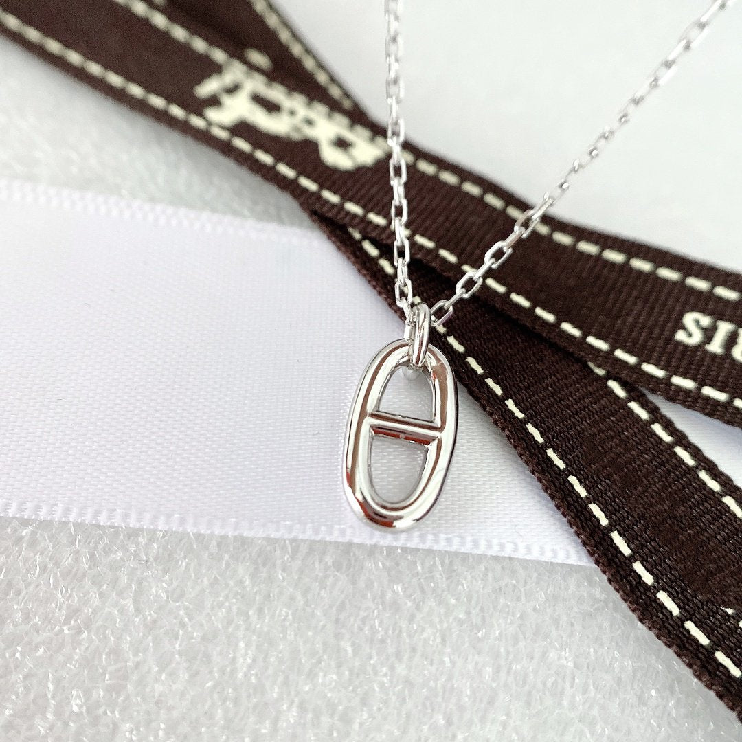 [Olivia JW]HM PIG NOSE NECKLACE