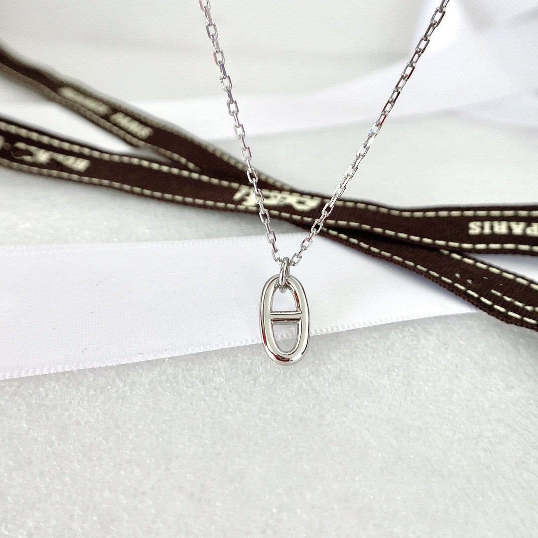 [Olivia JW]HM PIG NOSE NECKLACE