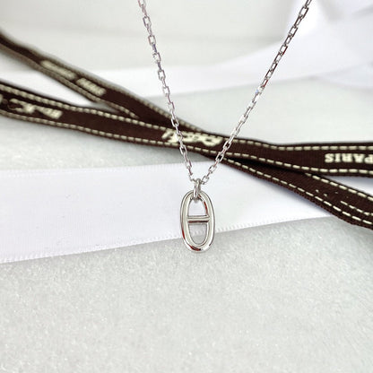 [Olivia JW]HM PIG NOSE NECKLACE