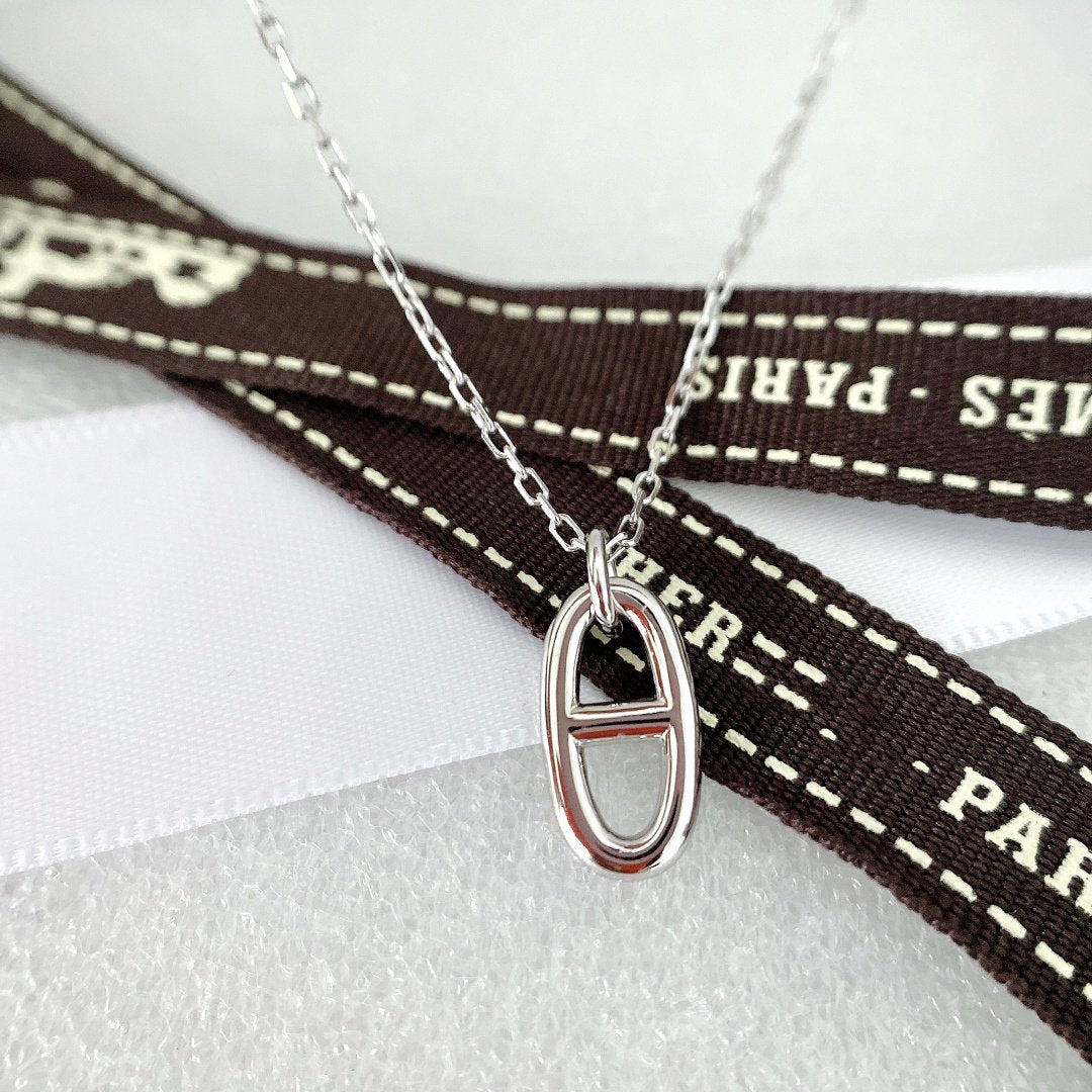 [Olivia JW]HM PIG NOSE NECKLACE