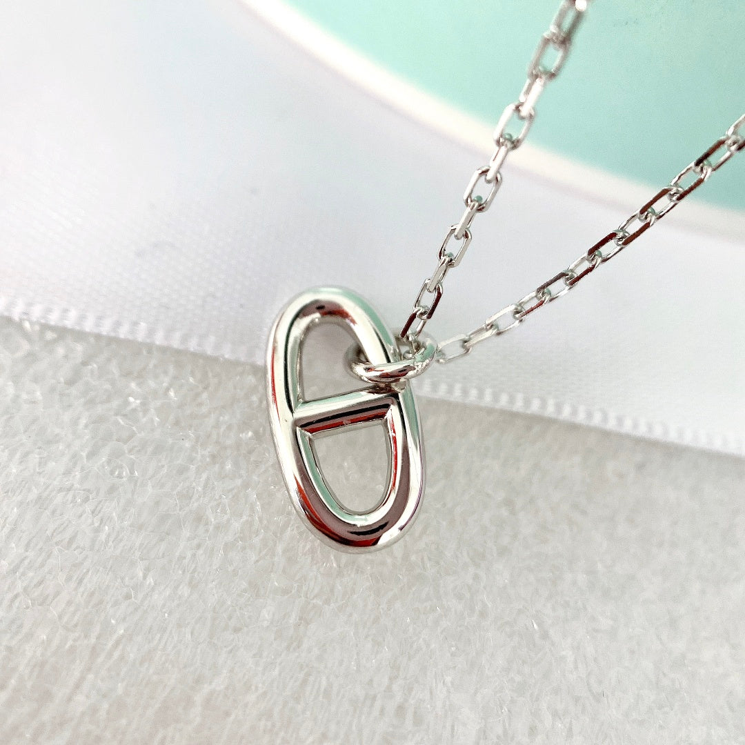 [Olivia JW]HM PIG NOSE NECKLACE