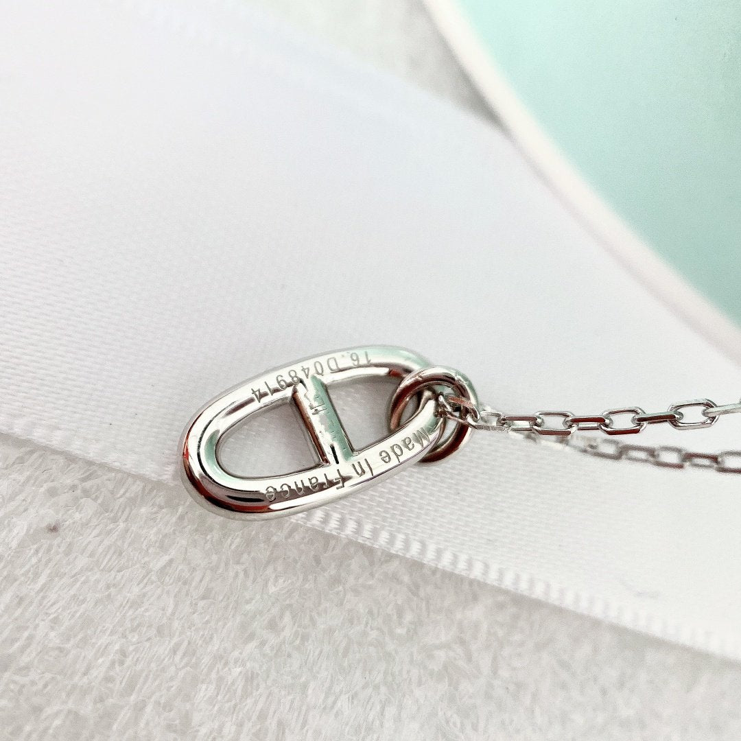 [Olivia JW]HM PIG NOSE NECKLACE