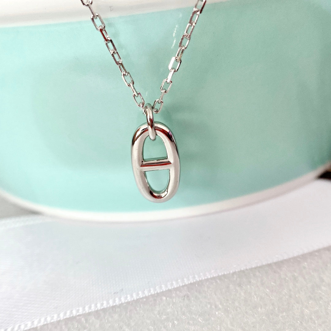 [Olivia JW]HM PIG NOSE NECKLACE