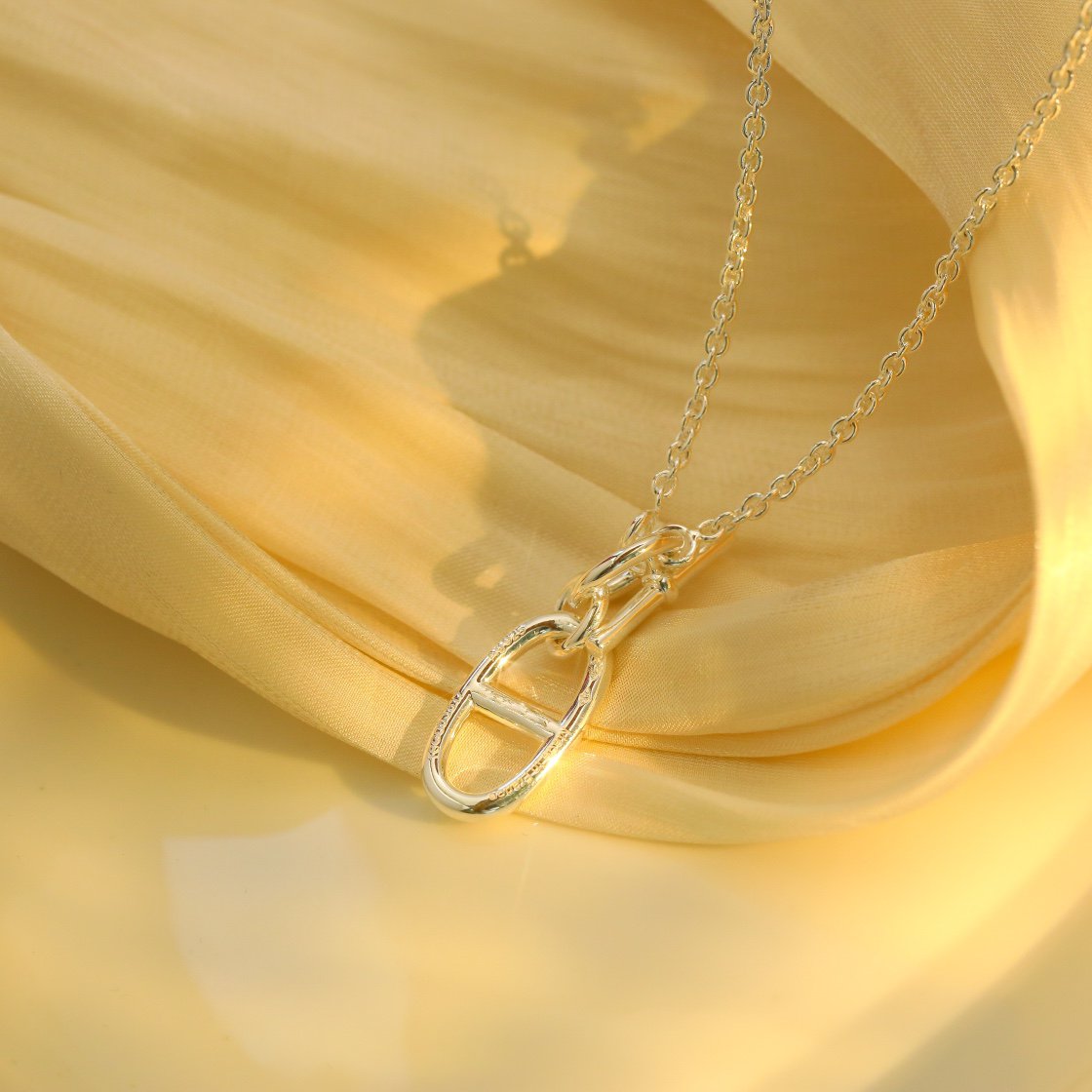 [Olivia JW]HM CHAINE D'ANCRE PENDANT NECKLACE STERLING SILVER