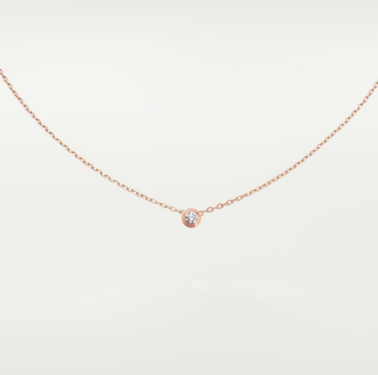 [Olivia JW]DAMOUR DIAMOND NECKLACE