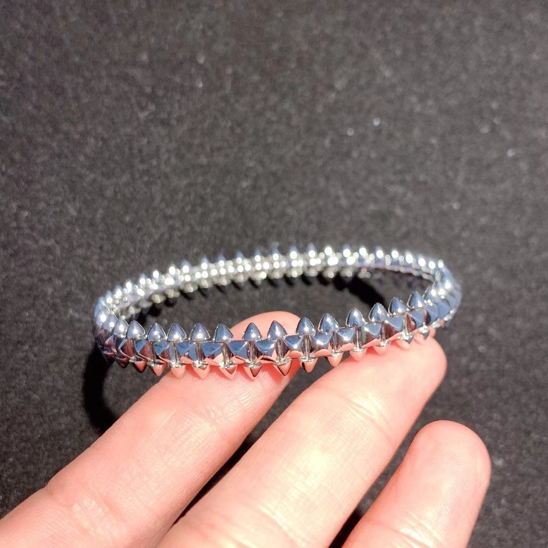 [Olivia JW]CLASH SILVER BRACELET