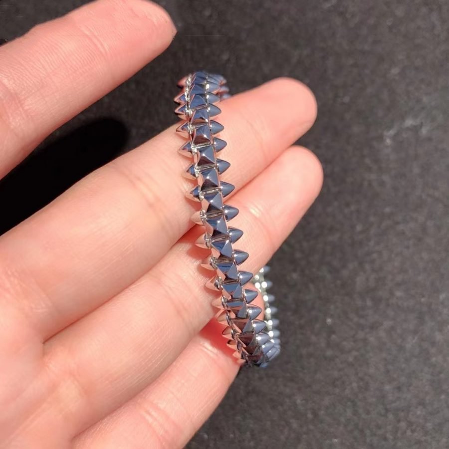[Olivia JW]CLASH SILVER BRACELET