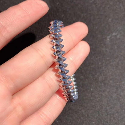 [Olivia JW]CLASH SILVER BRACELET