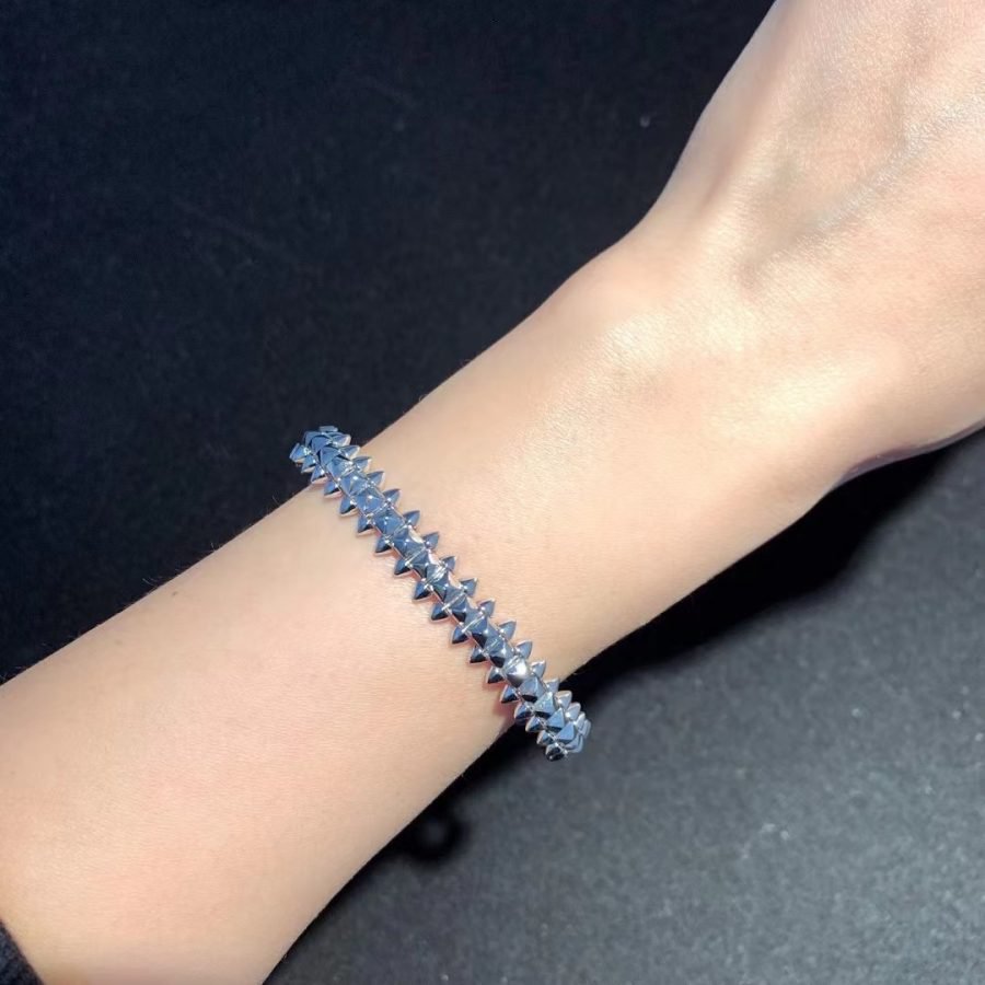 [Olivia JW]CLASH SILVER BRACELET