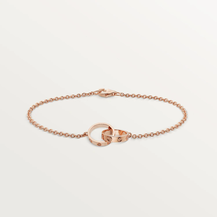 [Olivia JW]LOVE BRACELET DOUBLE RING