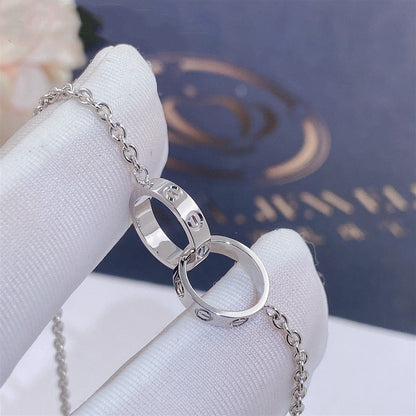 [Olivia JW]LOVE BRACELET DOUBLE RING