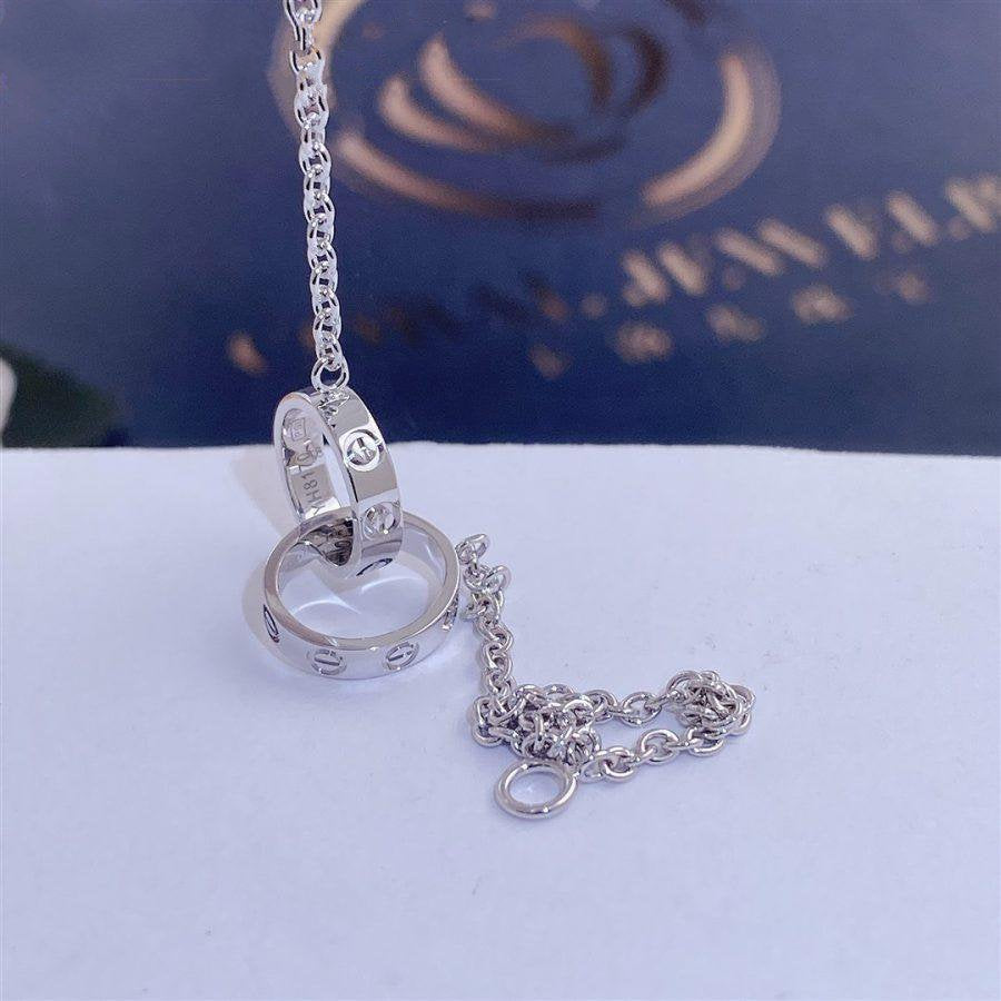 [Olivia JW]LOVE BRACELET DOUBLE RING