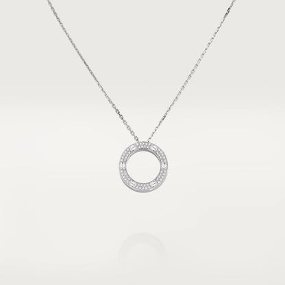 [Olivia JW]LOVE NECKLACE ADJUSTABLE SILVER