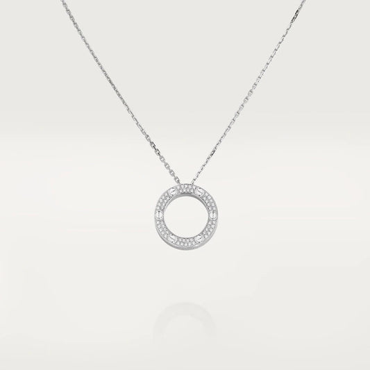 [Olivia JW]LOVE NECKLACE ADJUSTABLE SILVER