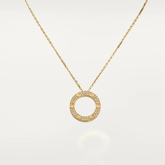 [Olivia JW]LOVE NECKLACE ADJUSTABLE ROSE GOLD
