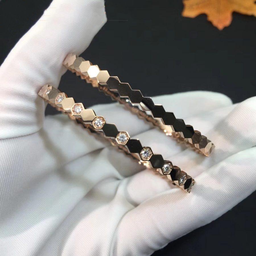 [Olivia JW]BEE LOVE PINK GOLD DIAMOND BRACELET