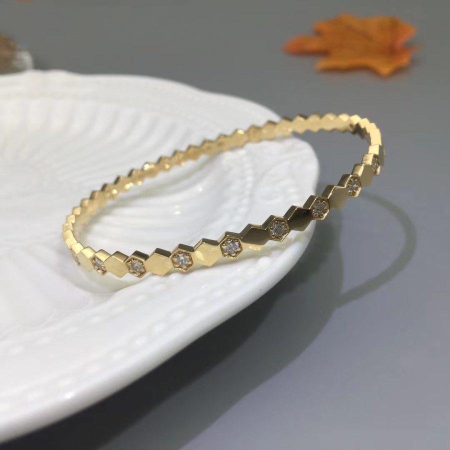 [Olivia JW]BEE LOVE GOLD DIAMOND BRACELET