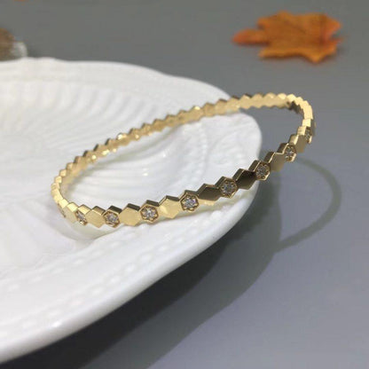 [Olivia JW]BEE LOVE GOLD DIAMOND BRACELET