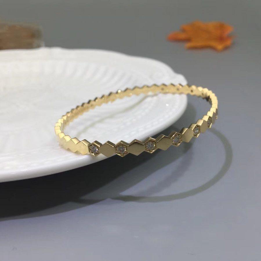 [Olivia JW]BEE LOVE GOLD DIAMOND BRACELET