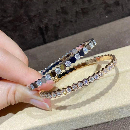 [Olivia JW]BEE LOVE GOLD BRACELET FULL DIAMOND
