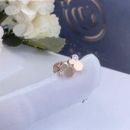 [Olivia JW]BEE LOVE PINK GOLD DIAMOND EARRINGS