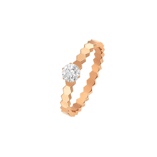 [Olivia JW]BEE LOVE RING PINK GOLD 1 DIAMOND