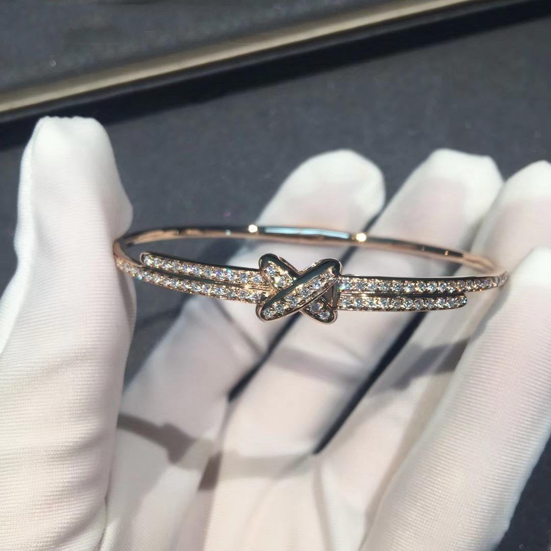 [Olivia JW]JEUX DE BRACELET DIAMONDS PINK GOLD