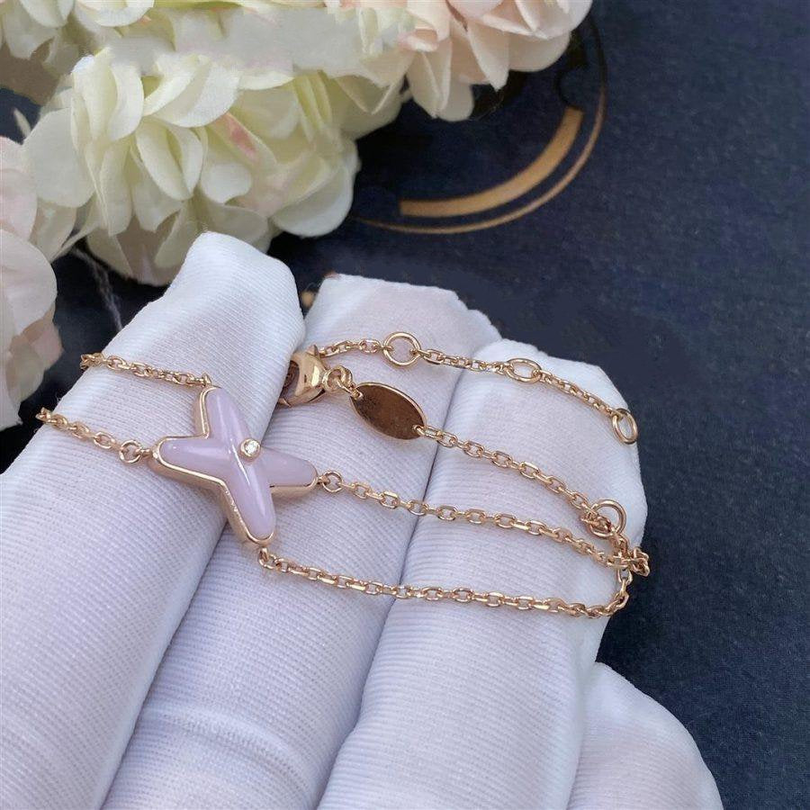 [Olivia JW]JEUX BRACELET PINK MOP PINK GOLD 1 DIAMOND