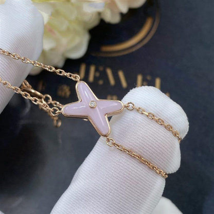 [Olivia JW]JEUX BRACELET PINK MOP PINK GOLD 1 DIAMOND