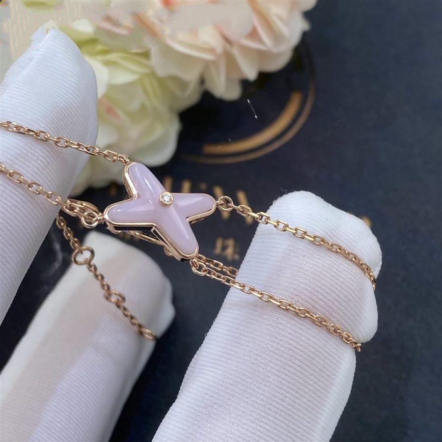 [Olivia JW]JEUX BRACELET PINK MOP PINK GOLD 1 DIAMOND